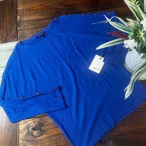 NWT Hye Park and Lune Blue Super Soft Pullover Size 1